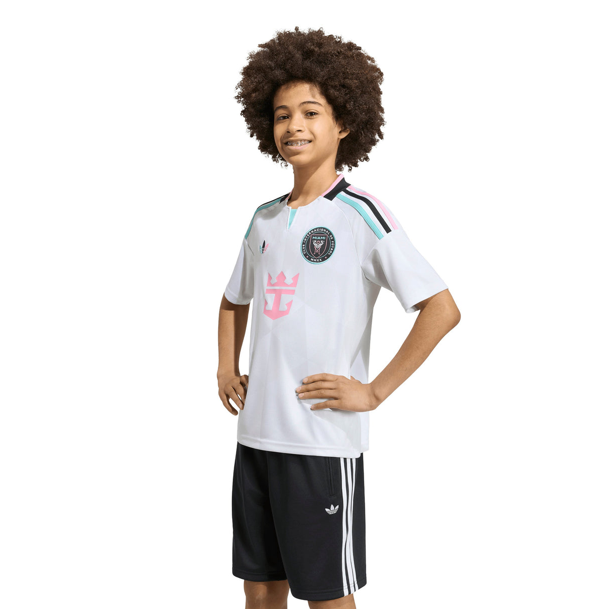 adidas Inter Miami CF Third Messi Youth Soccer Jersey 2026 - White - Best Buy Soccer