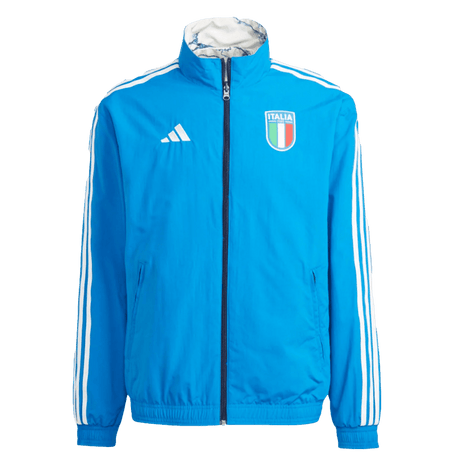 adidas Italy Anthem Jacket 23 Blue - Best Buy Soccer