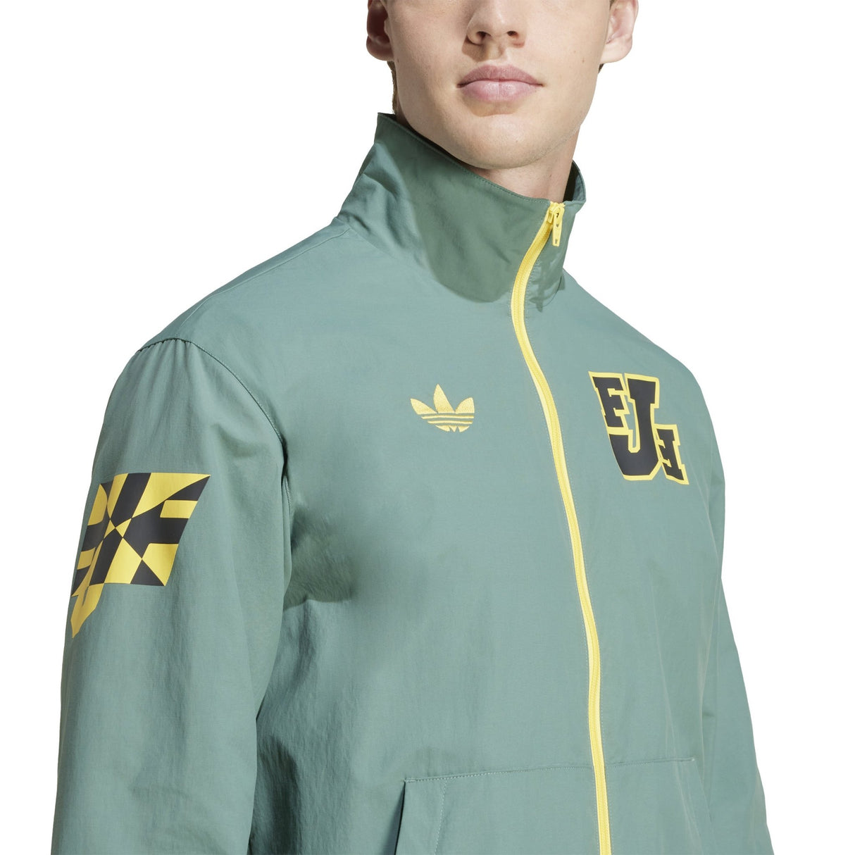 adidas Jamaica VRCT Jacket Track Top Green - Best Buy Soccer
