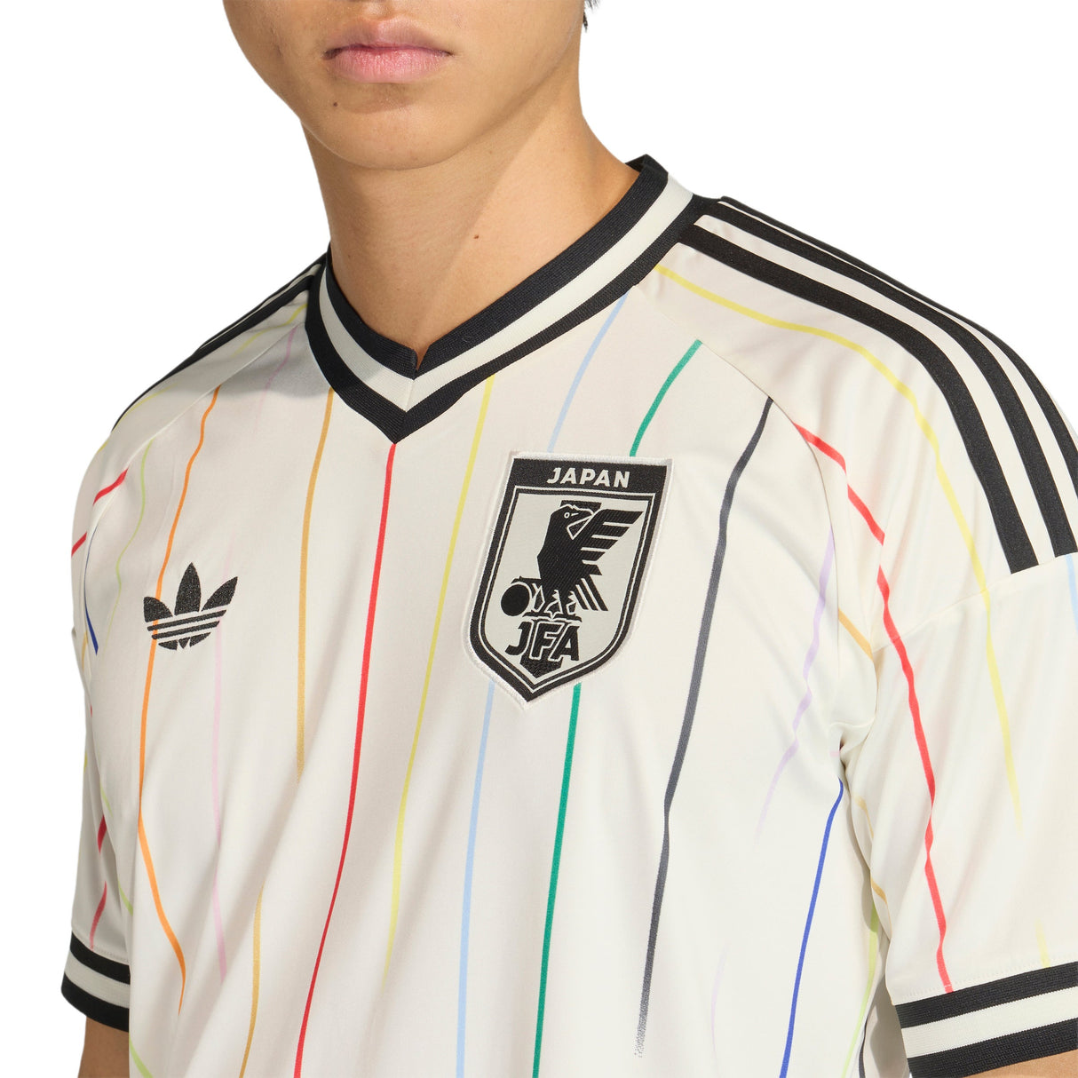 adidas Japan Away Men's Soccer Jersey 2026 - White/Black - Best Buy Soccer