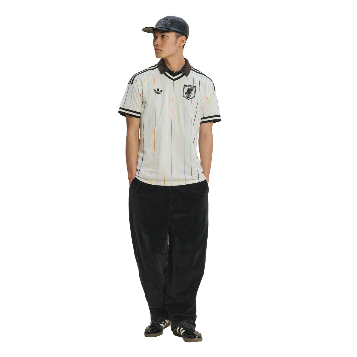 adidas Japan Away Men's Soccer Jersey 2026 - White/Black - Best Buy Soccer