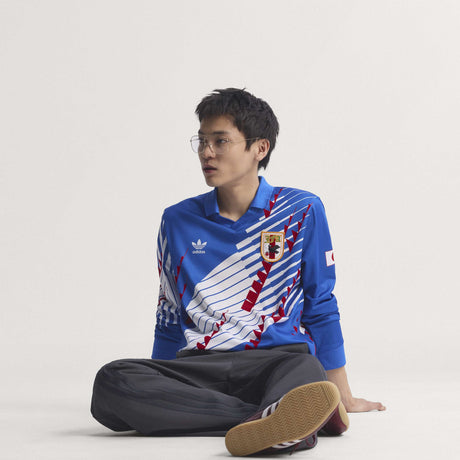 adidas Japan Home 1993 Long Sleeve Men's Soccer Jersey - Blue - Best Buy Soccer