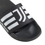 adidas Juventus Adilette Shower Soccer Slides - Black/White - Best Buy Soccer