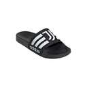 adidas Juventus Adilette Shower Soccer Slides - Black/White - Best Buy Soccer