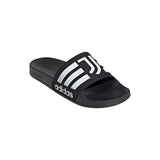 adidas Juventus Adilette Shower Soccer Slides - Black/White - Best Buy Soccer