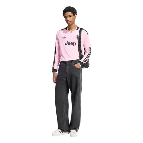 adidas Juventus Away Long Sleeve Men's Soccer Jersey 26/27 - Pink/Black - Best Buy Soccer