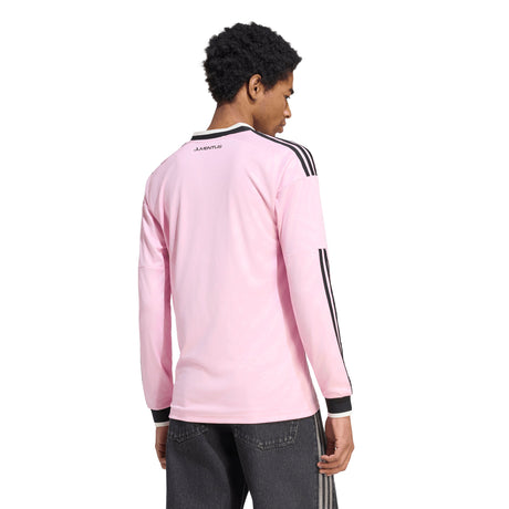 adidas Juventus Away Long Sleeve Men's Soccer Jersey 26/27 - Pink/Black - Best Buy Soccer