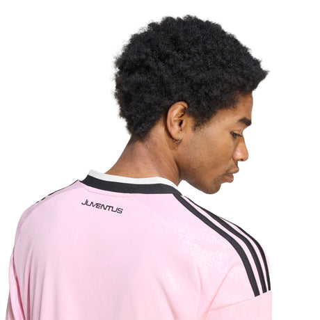 adidas Juventus Away Long Sleeve Men's Soccer Jersey 26/27 - Pink/Black - Best Buy Soccer