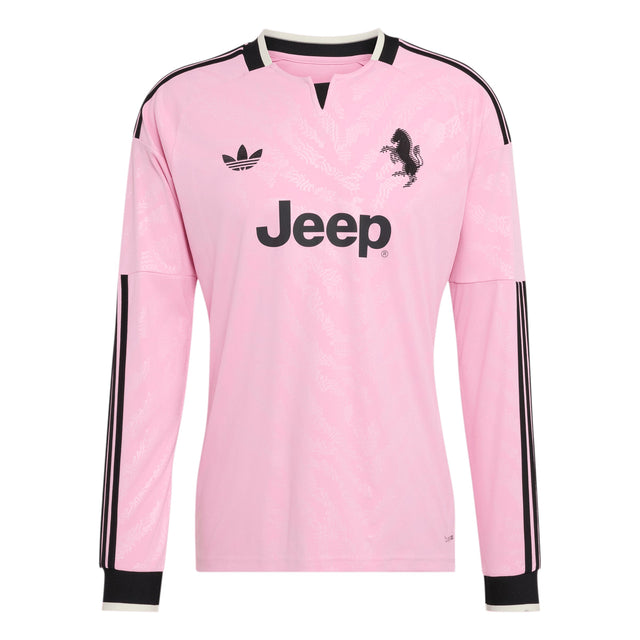 adidas Juventus Away Long Sleeve Men's Soccer Jersey 26/27 - Pink/Black - Best Buy Soccer