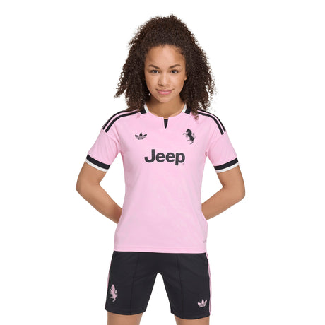adidas Juventus Away Youth Soccer Jersey 26/27 - Pink/Black - Best Buy Soccer