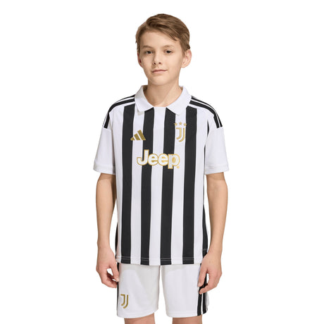 adidas Juventus Home Youth Soccer Jersey 26/27 - White/Black - Best Buy Soccer