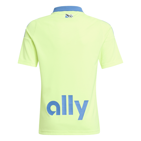 adidas Kids Charlotte FC Third Soccer Jersey 25/26 Yellow - Best Buy Soccer