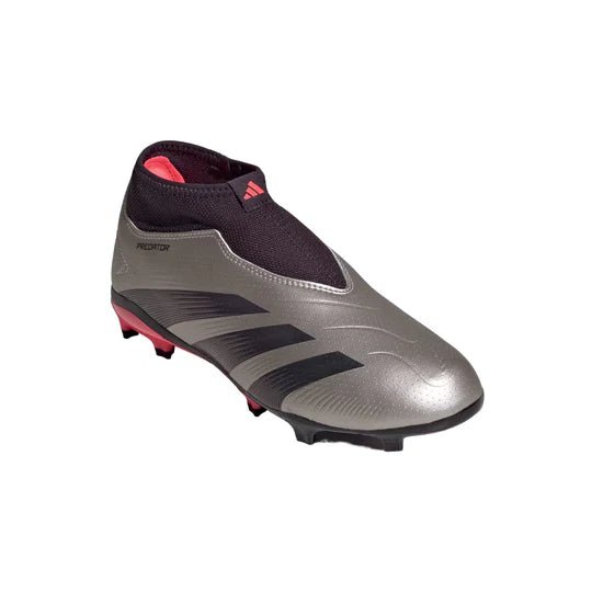 adidas Kid's Predator League Lace Less FG J Firm Ground Soccer Cleats Plamet/Black/Turbo - Best Buy Soccer
