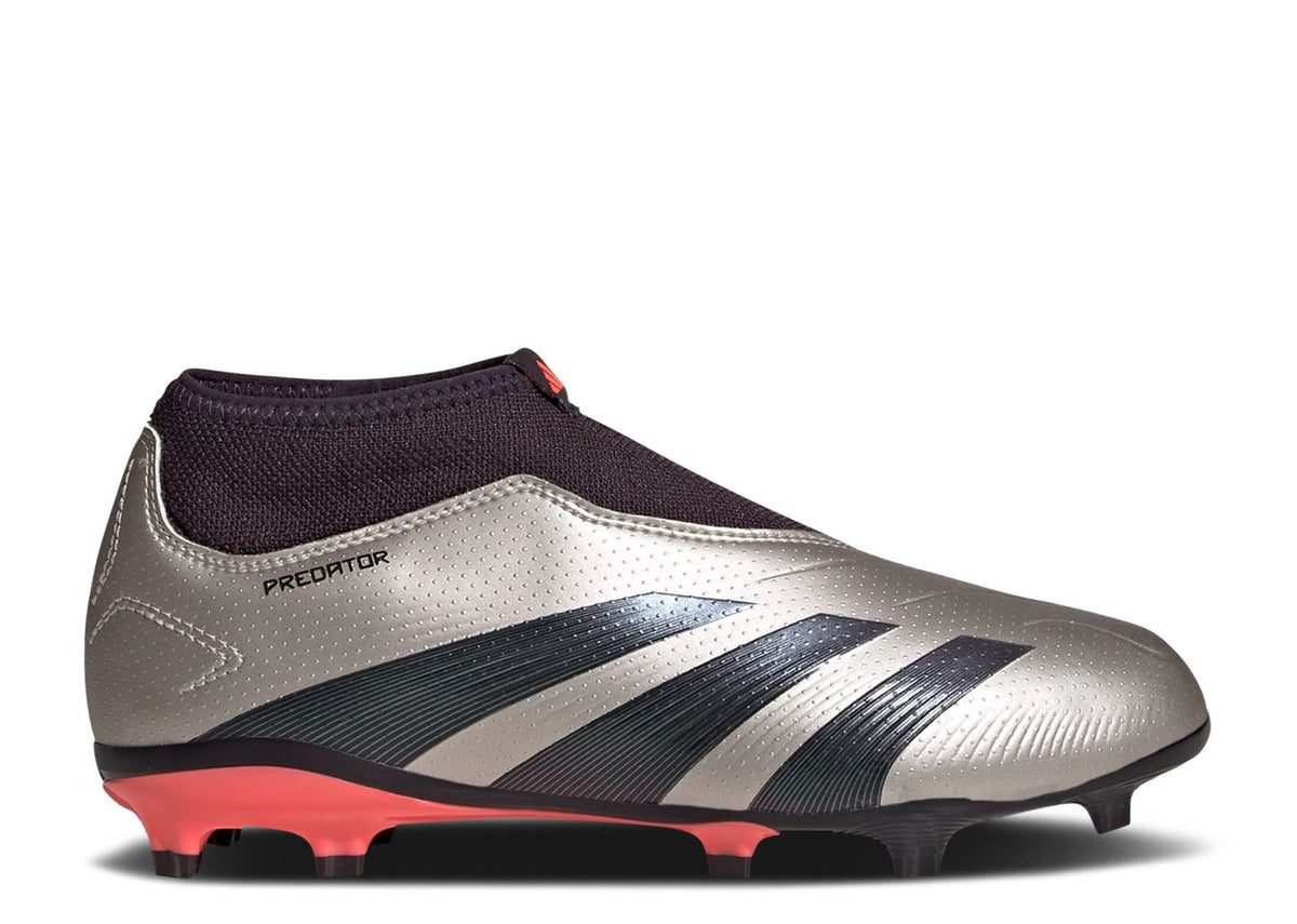 adidas Kid's Predator League Lace Less FG J Firm Ground Soccer Cleats Plamet/Black/Turbo - Best Buy Soccer