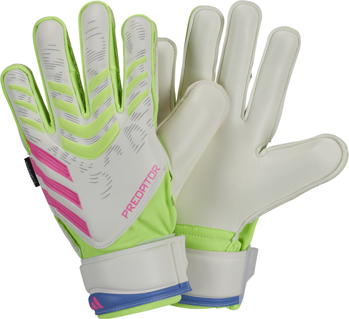 adidas Kid's Predator Match Fingersave Goalkeeper Gloves Junior Lemon - Best Buy Soccer