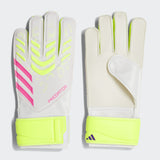 adidas Kid's Predator Training Goalkeeper Gloves Junior White/Lucid Lemon/Lucid Pink - Best Buy Soccer