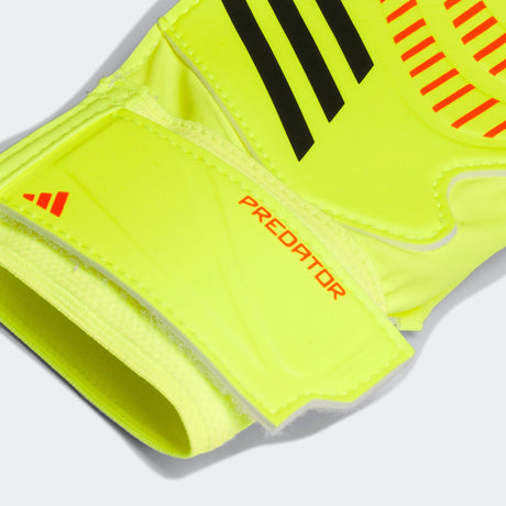 adidas Kids Predator Training Goalkeeper Gloves Solar Yellow/Black/Solar Red - Best Buy Soccer