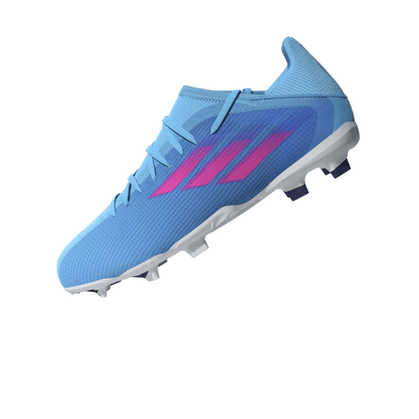 adidas Kid's X Speedflow 3 FG J Firm Ground Boots Sky Rush/Pink - Best Buy Soccer