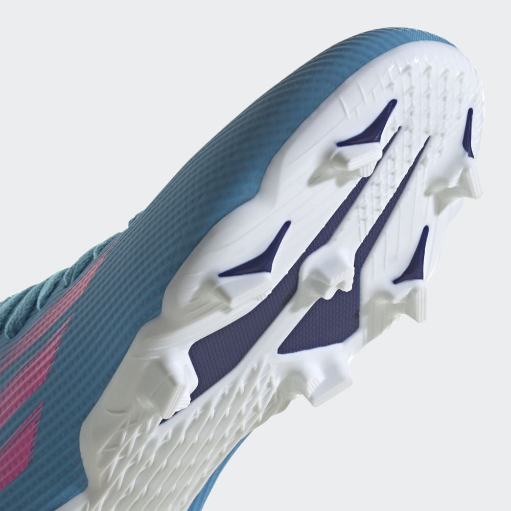 adidas Kid's X Speedflow 3 FG J Firm Ground Boots Sky Rush/Pink - Best Buy Soccer