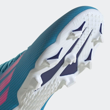 adidas Kid's X Speedflow 3 FG J Firm Ground Boots Sky Rush/Pink - Best Buy Soccer