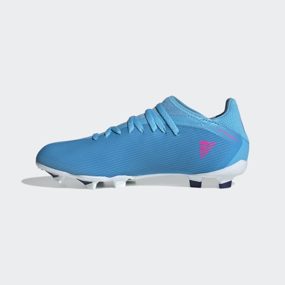adidas Kid's X Speedflow 3 FG J Firm Ground Boots Sky Rush/Pink - Best Buy Soccer