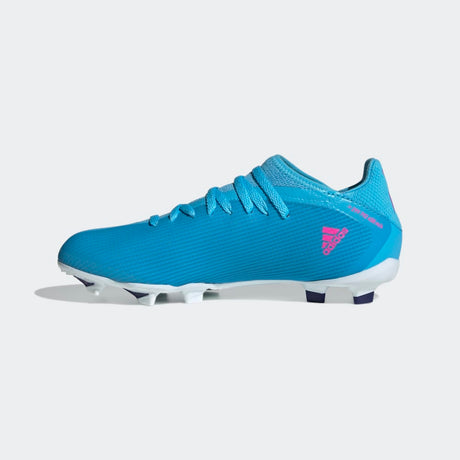 adidas Kid's X Speedflow 3 FG J Firm Ground Boots Sky Rush/Pink - Best Buy Soccer