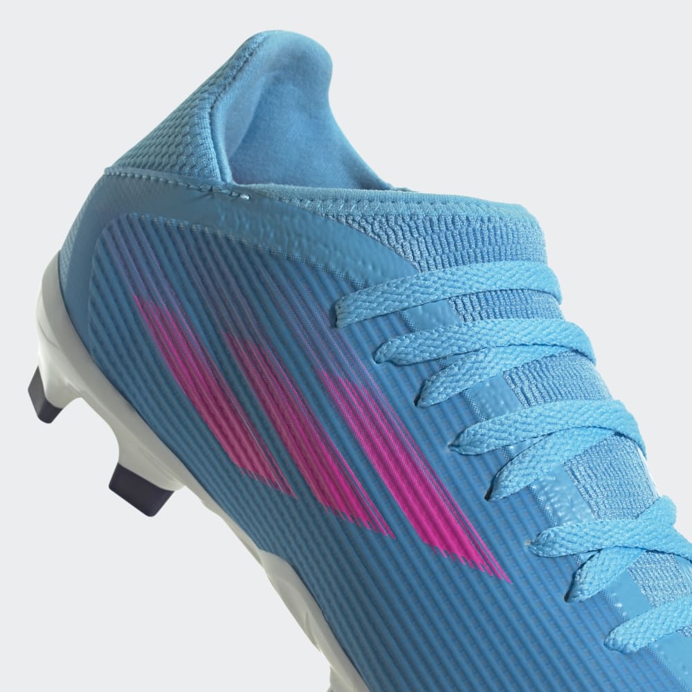 adidas Kid's X Speedflow 3 FG J Firm Ground Boots Sky Rush/Pink - Best Buy Soccer