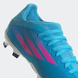 adidas Kid's X Speedflow 3 FG J Firm Ground Boots Sky Rush/Pink - Best Buy Soccer