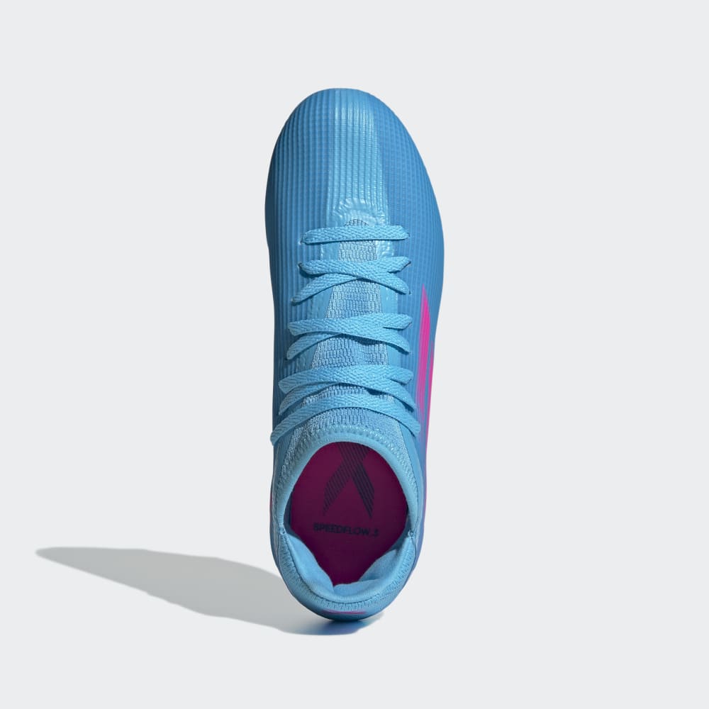 adidas Kid's X Speedflow 3 FG J Firm Ground Boots Sky Rush/Pink - Best Buy Soccer