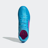 adidas Kid's X Speedflow 3 FG J Firm Ground Boots Sky Rush/Pink - Best Buy Soccer