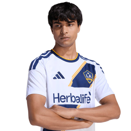 adidas LA Galaxy Home Men's Soccer Jersey 25/26 - White - Best Buy Soccer