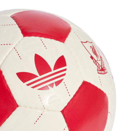adidas Liverpool FC Away Club Soccer Ball - White/Red - Best Buy Soccer