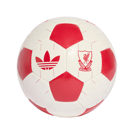 adidas Liverpool FC Away Club Soccer Ball - White/Red - Best Buy Soccer