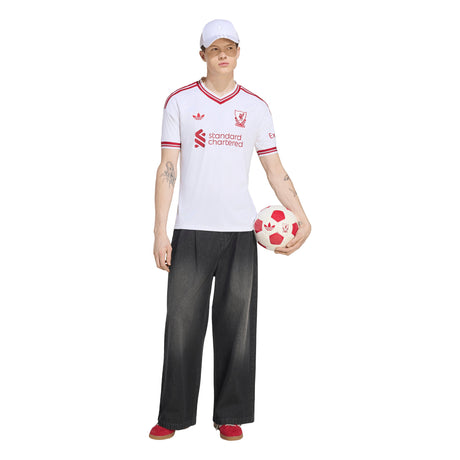 adidas Liverpool FC Away Men's Soccer Jersey 26/27 - White - Best Buy Soccer