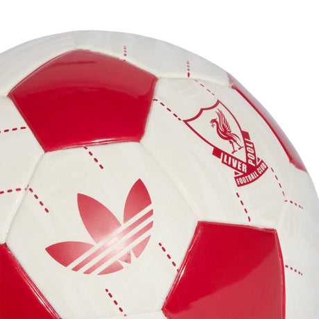 adidas Liverpool FC Away Mini Soccer Ball - White/Red - Best Buy Soccer