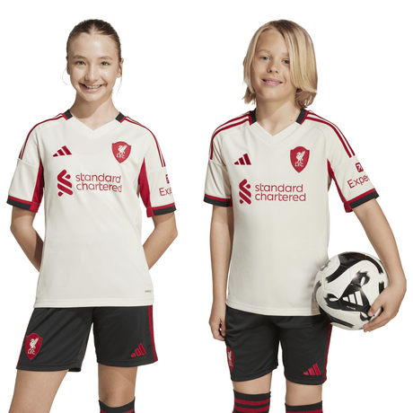 adidas Liverpool FC Away Youth Soccer Jersey 25/26 - White - Best Buy Soccer