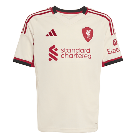 adidas Liverpool FC Away Youth Soccer Jersey 25/26 - White - Best Buy Soccer