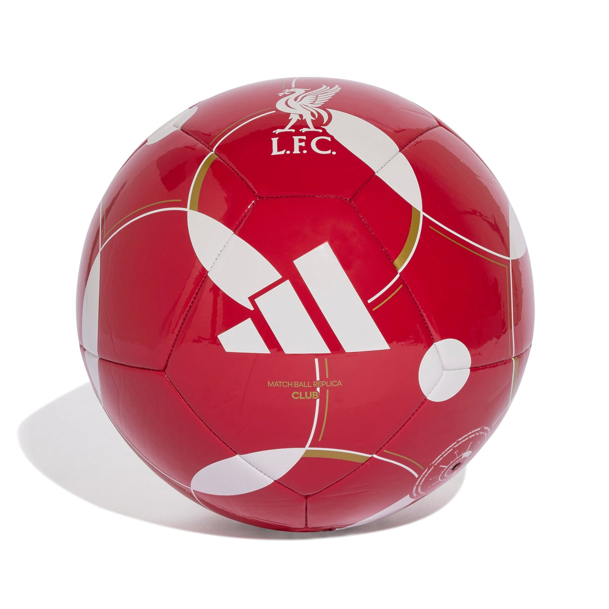 adidas Liverpool FC Home Club Ball Soccer - Red/White - Best Buy Soccer
