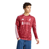adidas Liverpool FC Home Long Sleeve Men's Soccer Jersey 26/27 - Red - Best Buy Soccer