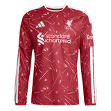 adidas Liverpool FC Home Long Sleeve Men's Soccer Jersey 26/27 - Red - Best Buy Soccer