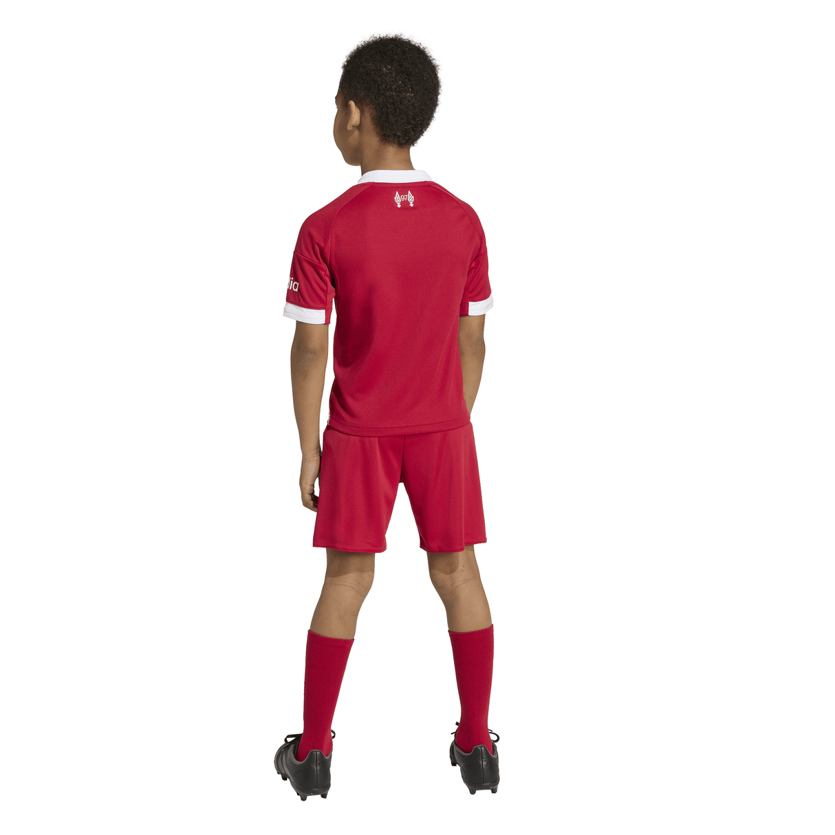 adidas Liverpool FC Home Mini Kit Youth Soccer 25/26 - Red - Best Buy Soccer