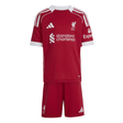 adidas Liverpool FC Home Mini Kit Youth Soccer 25/26 - Red - Best Buy Soccer