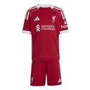 adidas Liverpool FC Home Mini Kit Youth Soccer 25/26 - Red - Best Buy Soccer