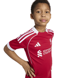 adidas Liverpool FC Home Mini Kit Youth Soccer 25/26 - Red - Best Buy Soccer