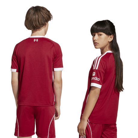adidas Liverpool FC Home Youth Soccer Jersey 25/26 - Red - Best Buy Soccer