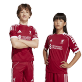 adidas Liverpool FC Home Youth Soccer Jersey 25/26 - Red - Best Buy Soccer