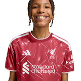adidas Liverpool FC Home Youth Soccer Jersey 26/27 - Red - Best Buy Soccer
