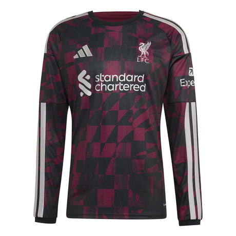 adidas Liverpool FC Third Long Sleeve Men's Soccer Jersey 26/27 - Black - Best Buy Soccer