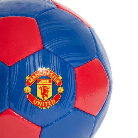adidas Manchester United Away Club Soccer Ball - Blue/Red - Best Buy Soccer