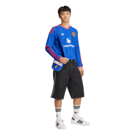 adidas Manchester United Away Long Sleeve Men's Soccer Jersey 26/27 - Royal Blue - Best Buy Soccer
